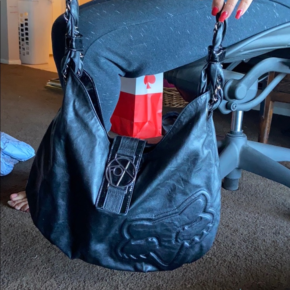 Fox Racing black purse